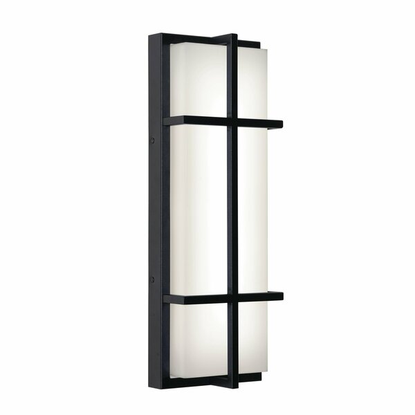 Afx August 20-in. LED Outdoor Sconce - Black AUGW0720LAJMVBK